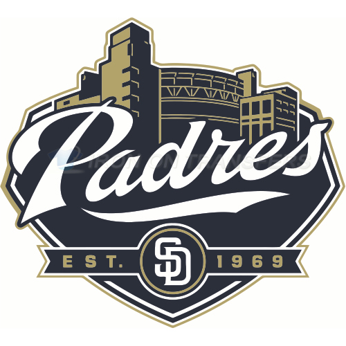 San Diego Padres Iron-on Stickers (Heat Transfers)NO.1877